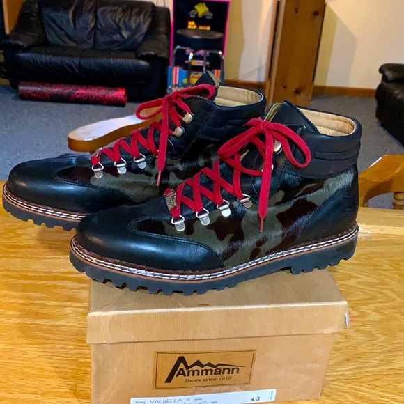 MENS VALBELLA 3 BLACK CAMO POPULAR HIKING STYLE FASHION BOOT SIZE 10 (43) COMFY! - Picture 1 of 16